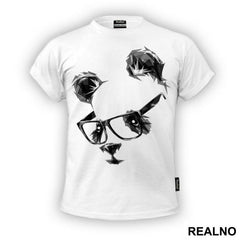 Panda With Glasses - Art - Majica