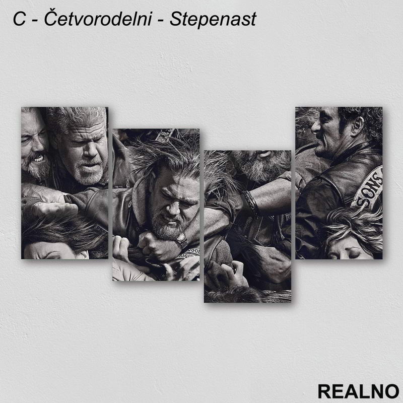 Picture - Sons Of Anarchy - SOA - Slika na platnu - Kanvas