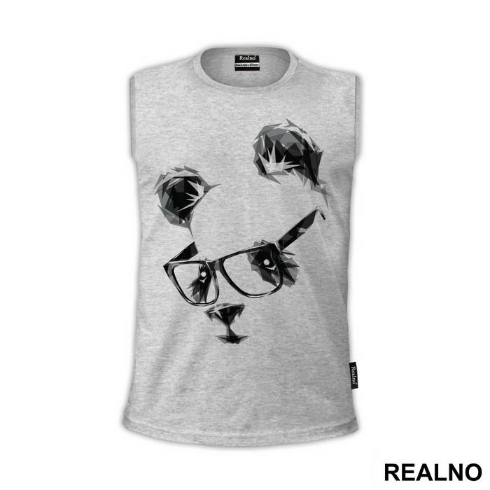 Panda With Glasses - Art - Majica