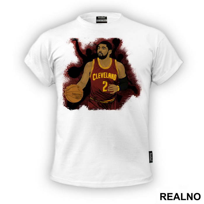 Kyrie Irving Black Siluete Artwork - NBA - Košarka