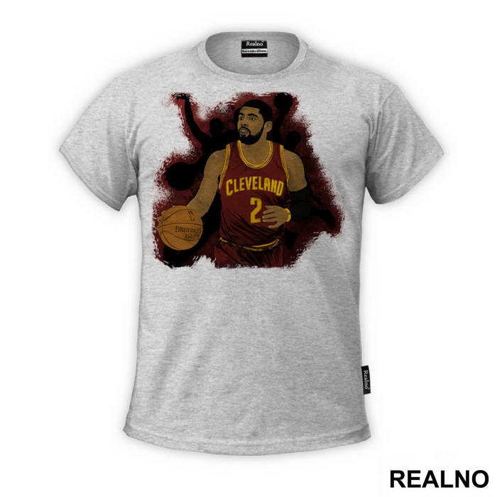 Kyrie Irving Black Siluete Artwork - NBA - Košarka
