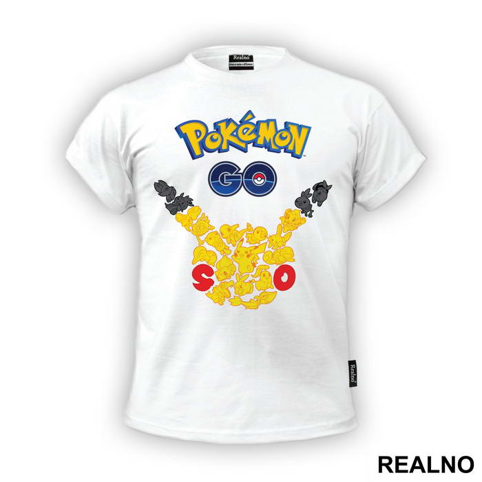 Characters In The Shape Of Pikachu - Pokemon - Go
