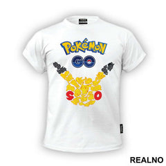 Characters In The Shape Of Pikachu - Pokemon - Go