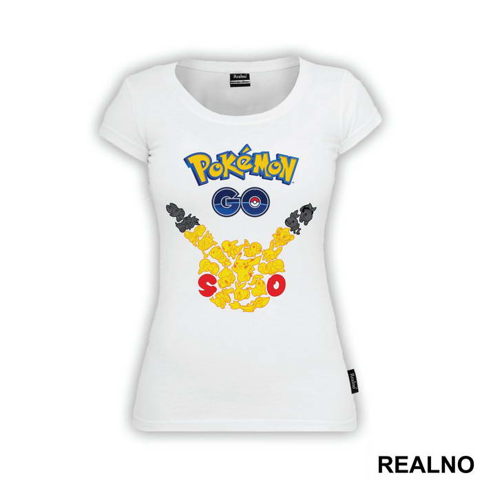 Characters In The Shape Of Pikachu - Pokemon - Go