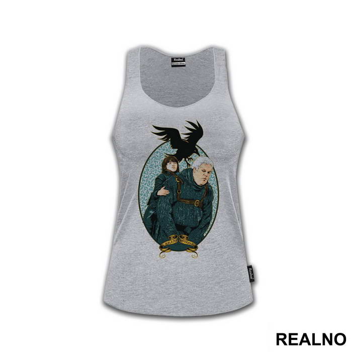 Hodor, Bran Stark and Three Eyed Crow - House Stark - Game Of Thrones - GOT - Majica