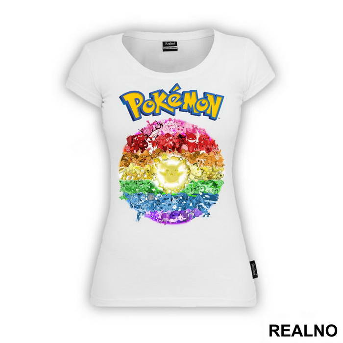 Poké Ball With All Characters - Pokemon