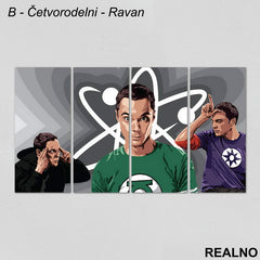 Sheldon - Logo - The Big Bang Theory - Slika na platnu - Kanvas