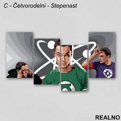 Sheldon - Logo - The Big Bang Theory - Slika na platnu - Kanvas
