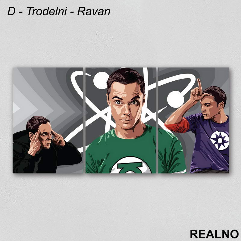 Sheldon - Logo - The Big Bang Theory - Slika na platnu - Kanvas