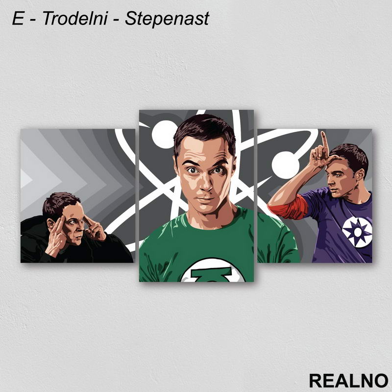 Sheldon - Logo - The Big Bang Theory - Slika na platnu - Kanvas