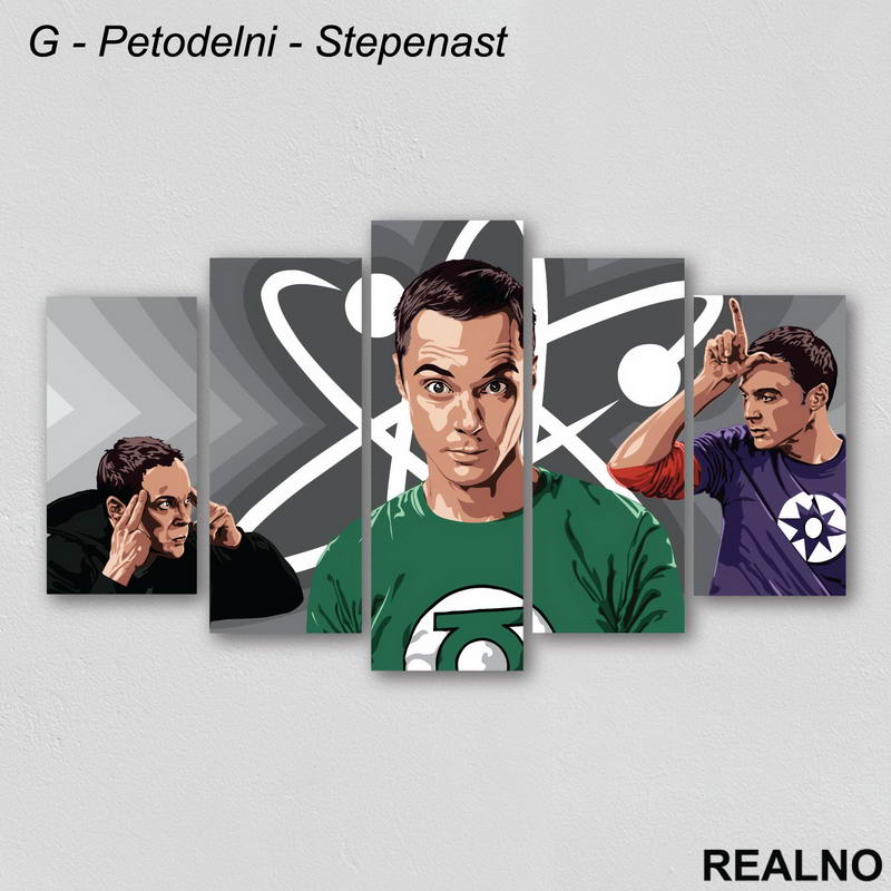 Sheldon - Logo - The Big Bang Theory - Slika na platnu - Kanvas