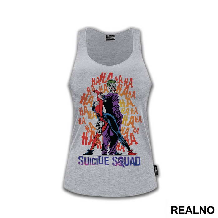Joker, Harley Quinn And Logo - Suicide Squad