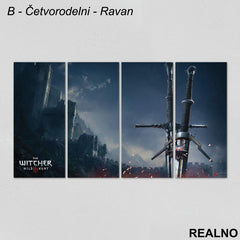 Silver Swords - The Witcher - Slika na platnu - Kanvas