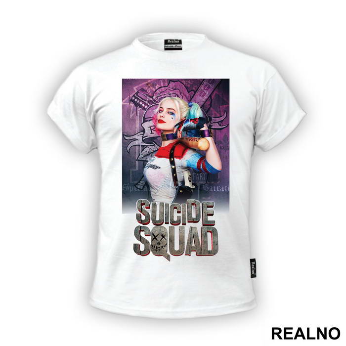 Harley Quinn And Logo - Suicide Squad