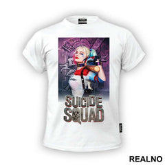 Harley Quinn And Logo - Suicide Squad
