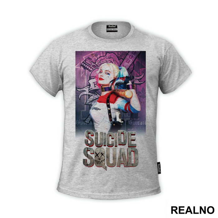 Harley Quinn And Logo - Suicide Squad