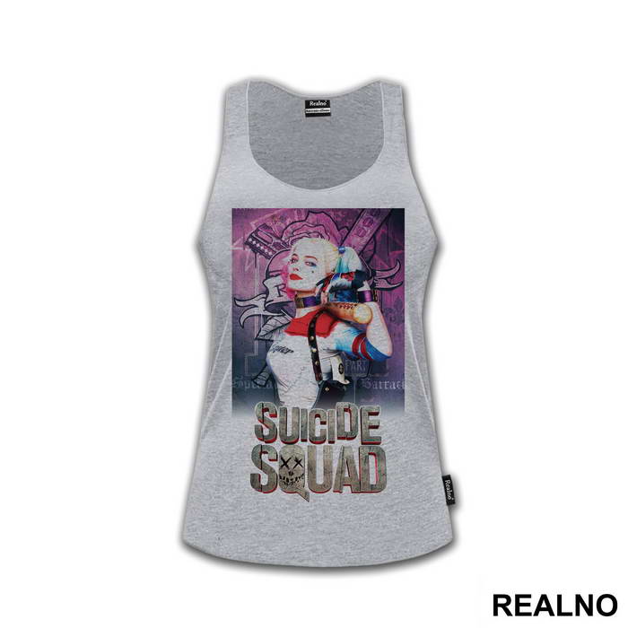 Harley Quinn And Logo - Suicide Squad