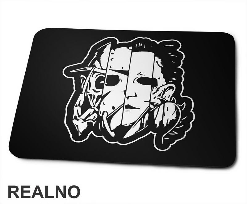 Freddy, Michael, Jason And Leatherface- Masks - Horror - Filmovi - Podloga za miš