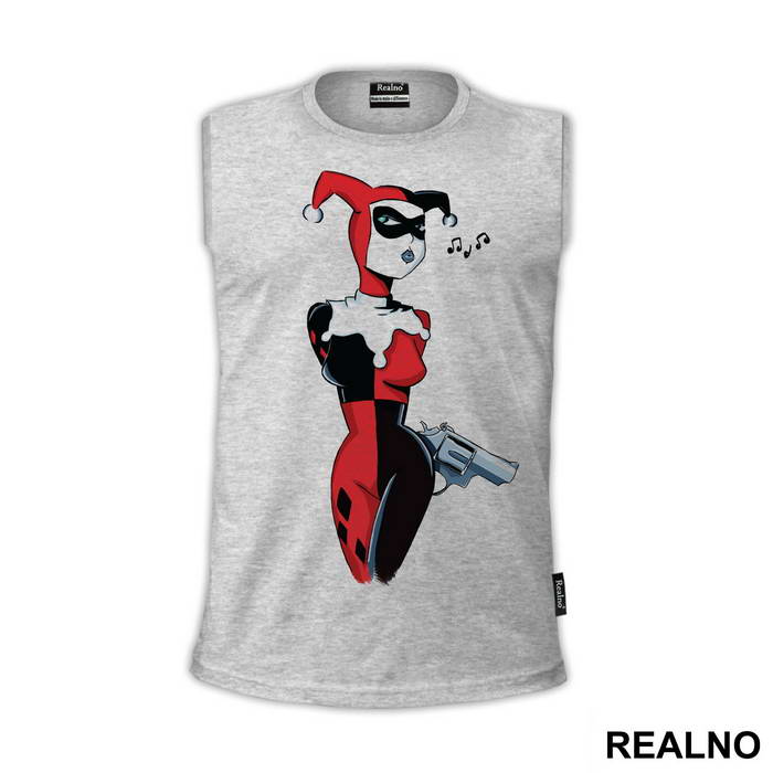 Harley Black And Red - Suicide Squad