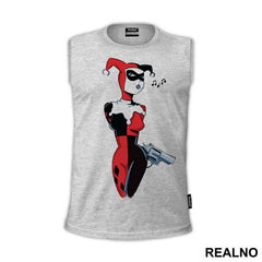Harley Black And Red - Suicide Squad