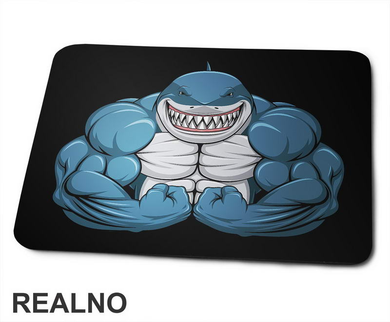 Napucana Ajkula - Strong Shark - Trening - Podloga za miš