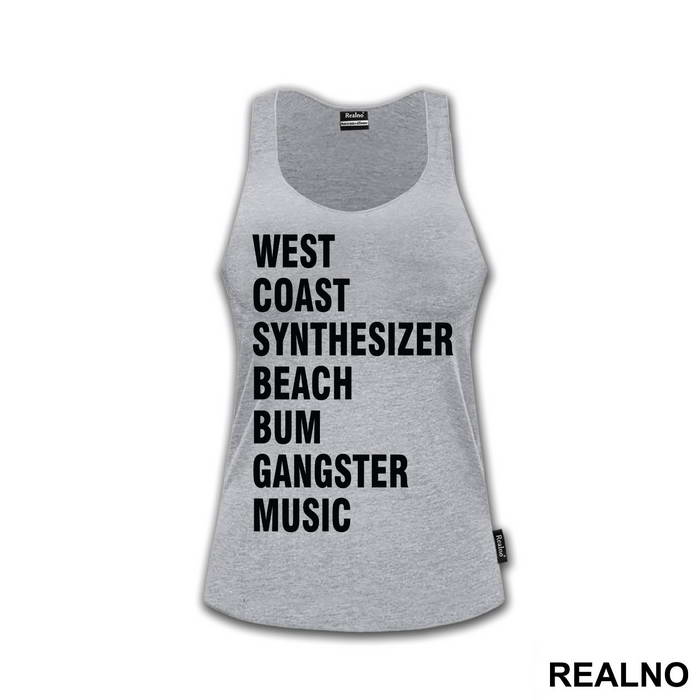 West Coast Synthesizer Beach Bum Gangster Music - Muzika