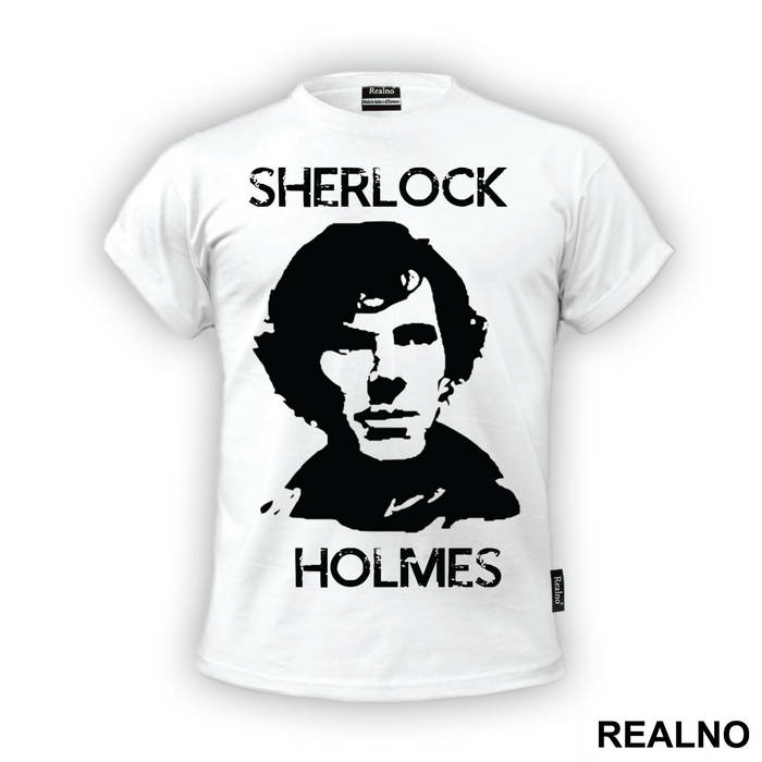 Black And White Portrait - Sherlock Holmes