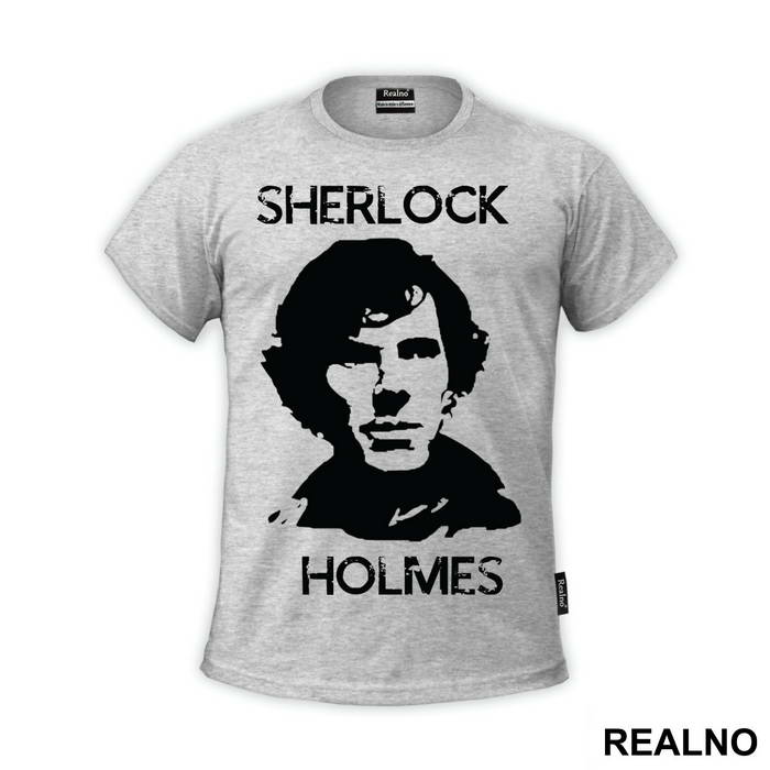 Black And White Portrait - Sherlock Holmes