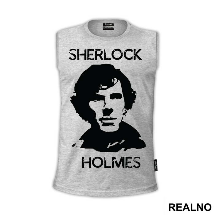 Black And White Portrait - Sherlock Holmes