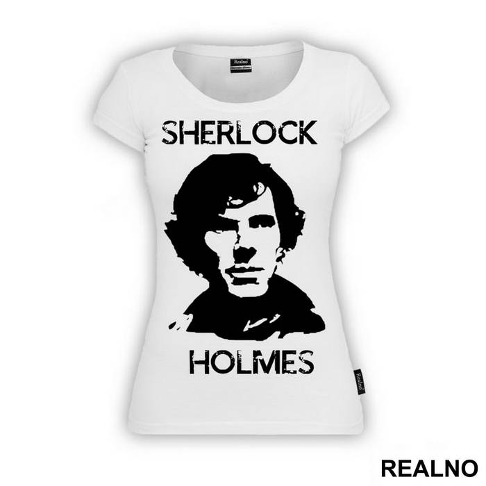 Black And White Portrait - Sherlock Holmes