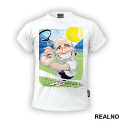Andre Agassi - Caricature - Sport