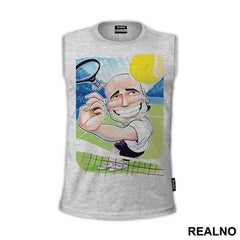 Andre Agassi - Caricature - Sport