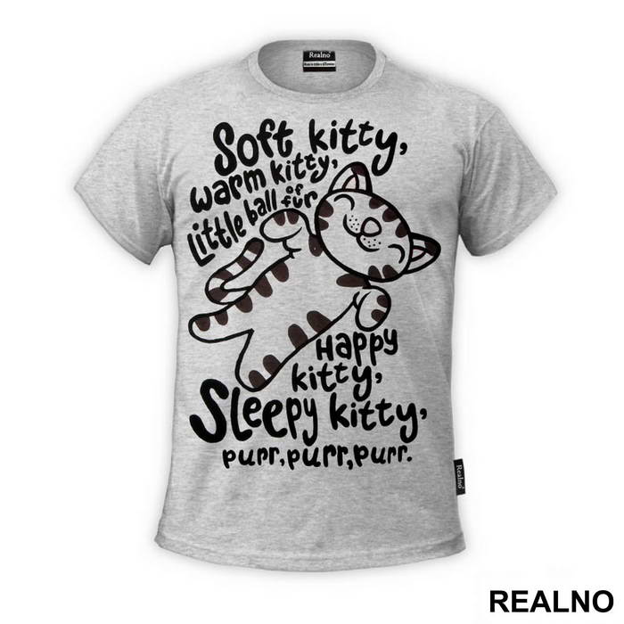 Soft Kitty, Warm Kitty, Little Ball Of Fur. Happy Kitty, Sleepy Kitty, Purr, Purr, Purr. - With Kitty - The Big Bang Theory - TBBT