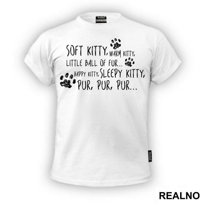 Soft Kitty, Warm Kitty, Little Ball Of Fur. Happy Kitty, Sleepy Kitty, Purr, Purr, Purr. - With Paws - The Big Bang Theory - TBBT