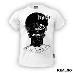 Kaneki Ken - Black And White - Tokyo Ghoul