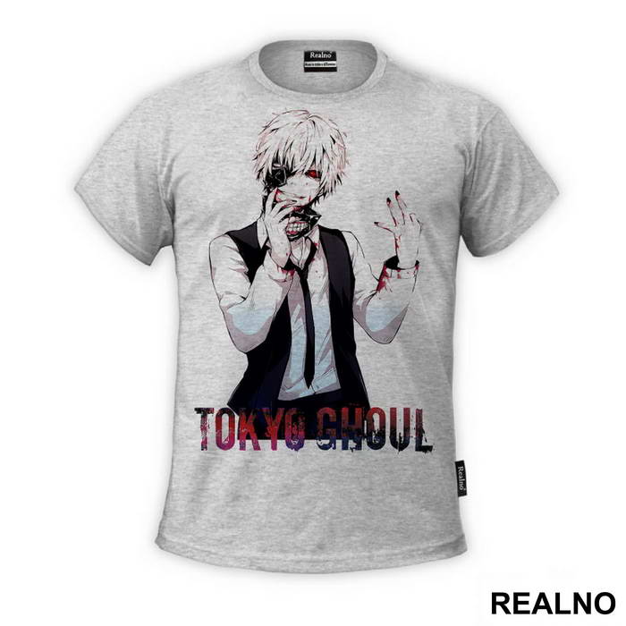 Kaneki Ken And Logo - Tokyo Ghoul