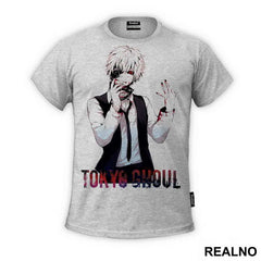 Kaneki Ken And Logo - Tokyo Ghoul
