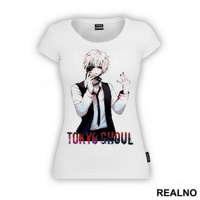 Kaneki Ken And Logo - Tokyo Ghoul