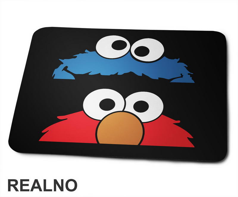 Cookie Monster - Red Elmo - Crtani Filmovi - Podloga za miš