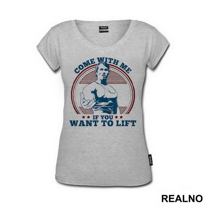 Come With Me If You Want To Lift - Blue And Red - Trening