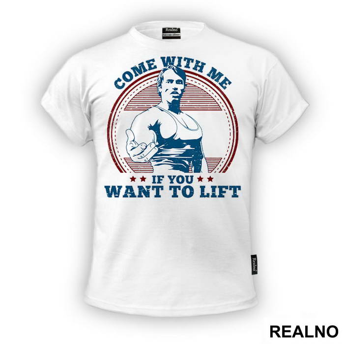 Come With Me If You Want To Lift - Blue And Red - Trening