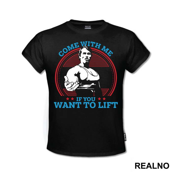 Come With Me If You Want To Lift - Blue And Red - Trening