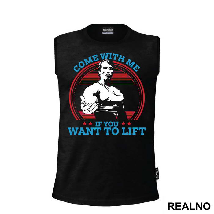 Come With Me If You Want To Lift - Blue And Red - Trening