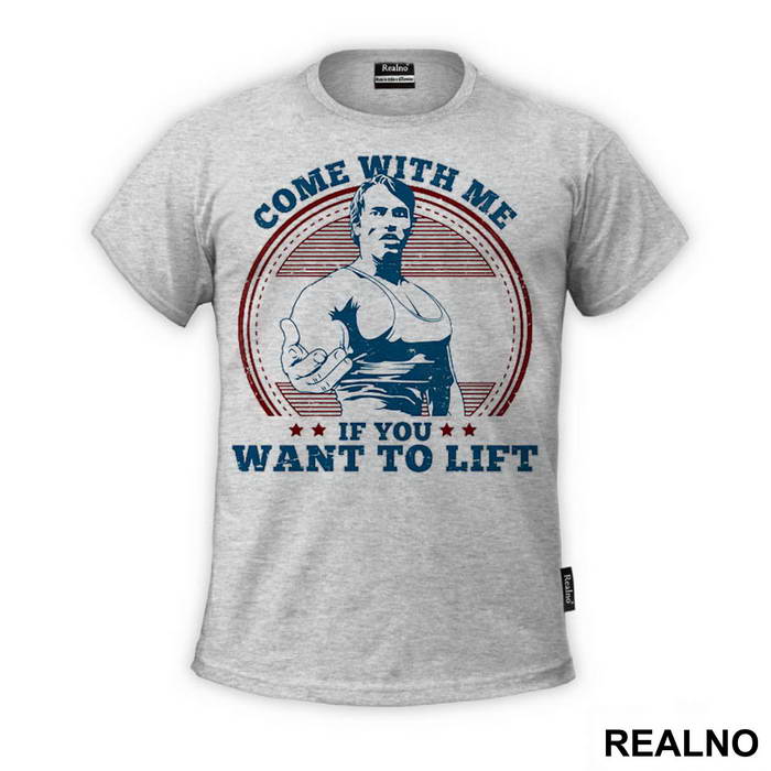 Come With Me If You Want To Lift - Blue And Red - Trening