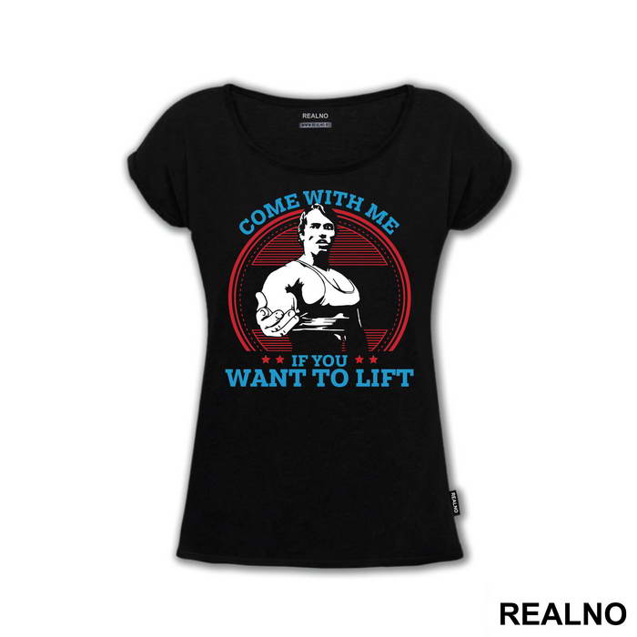 Come With Me If You Want To Lift - Blue And Red - Trening