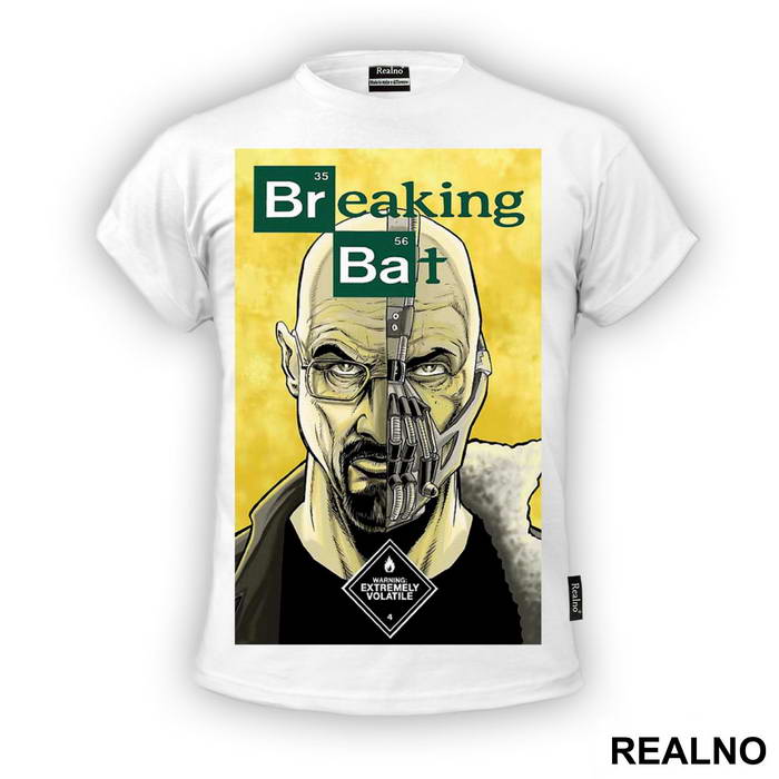 Breaking Bat - Bane And Heisenberg - Breaking Bad - Majica