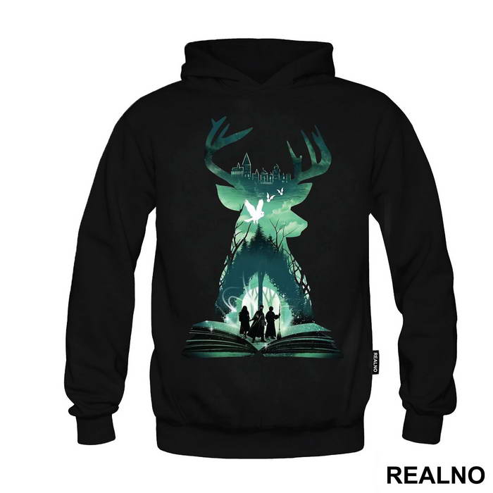 Stag Patronus Double Exposure - Harry Potter