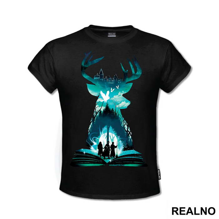 Stag Patronus Double Exposure - Harry Potter