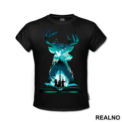 Stag Patronus Double Exposure - Harry Potter