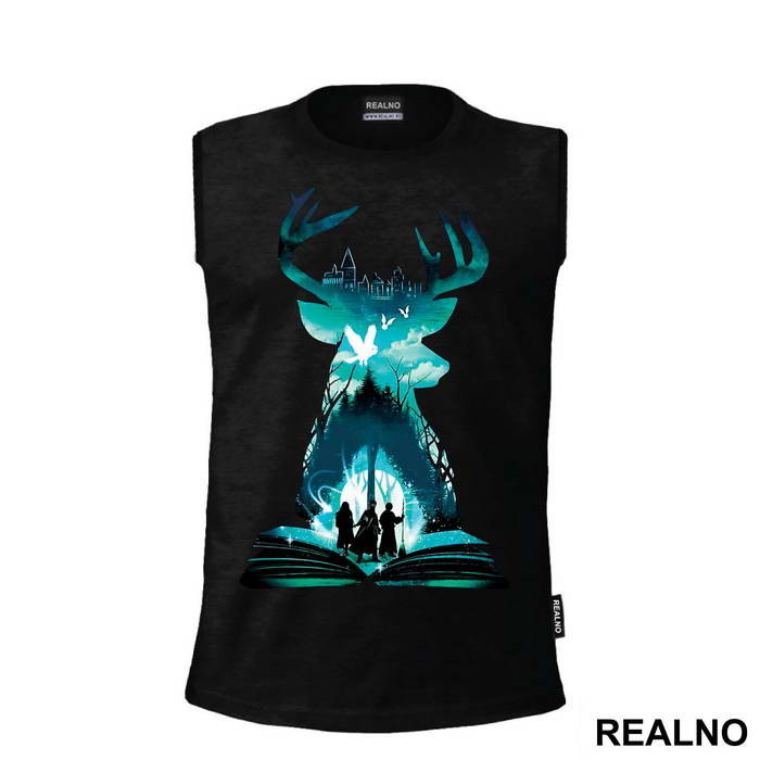 Stag Patronus Double Exposure - Harry Potter